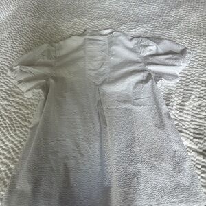 Seersucker white blouse